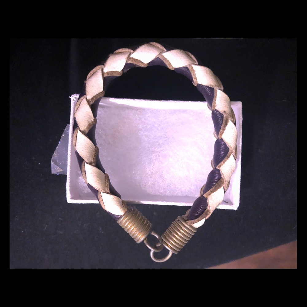 90s leather bracelet